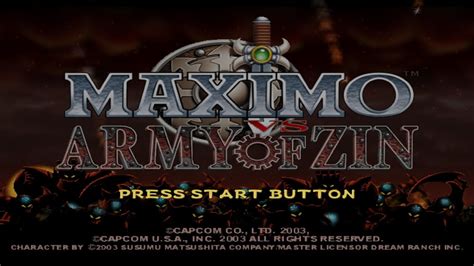 Maximo Vs Army Of Zin Ps2 4K P2 Youtube