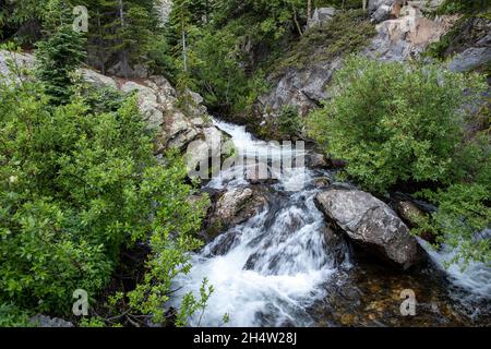 Mccullough Gulch Trail Waterfall Trail Near Breckenridge Colorado Usa