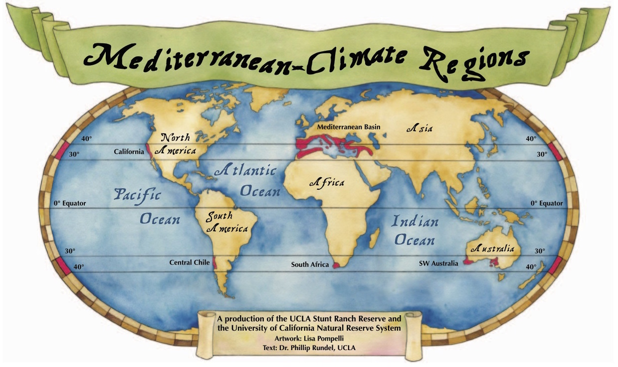 Mediterranean Climate Places