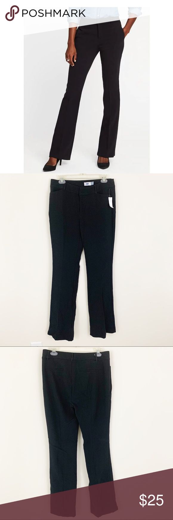 Mid Rise Slim Flare Harper Full Length Pants For Women Old Navy