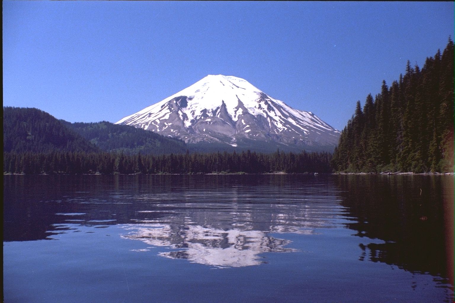 Mt St Helens July 1979 From Spirit Lake Photo By Pete Hyatt All