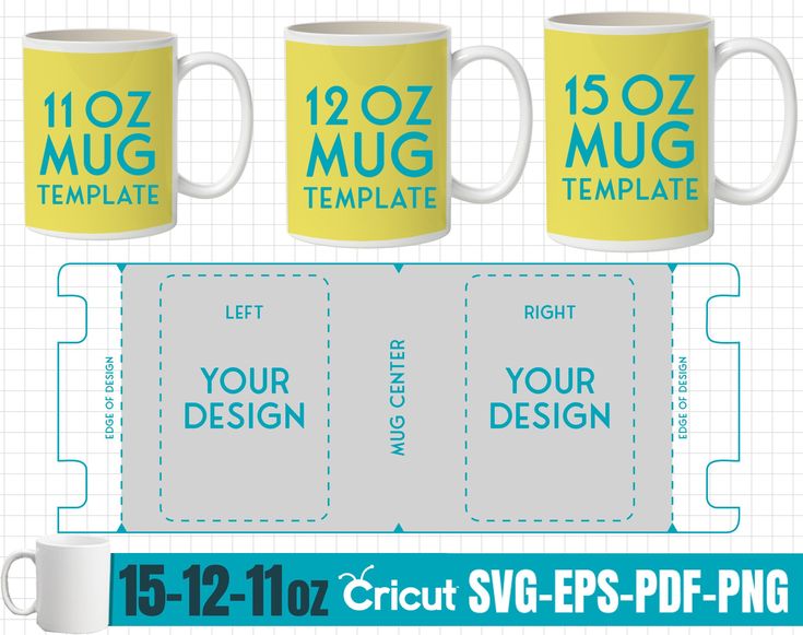 Mug Size Chart 11 Oz 15 Oz Mug Size Chart Mug Measurements