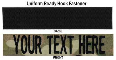 Name Tapes For The Army: Customization For Easy Identification