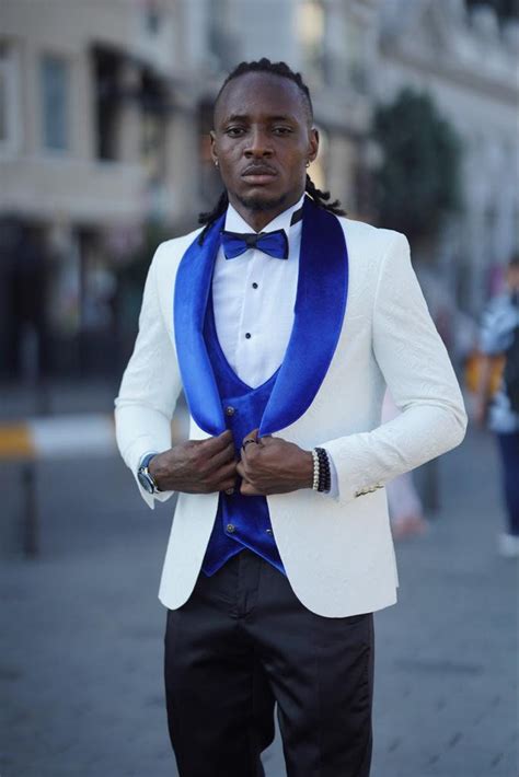 Navy Blue And Blush Tuxedo Attire How To Make A Statement At Your Next