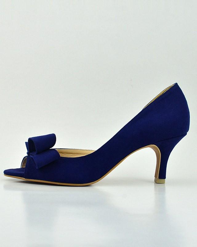 Navy Blue Bridal Shoes