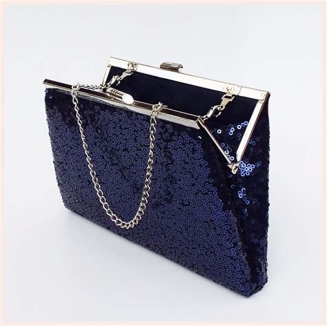 Navy Blue Evening Bag Blue Evening Bag Evening Bags Bags