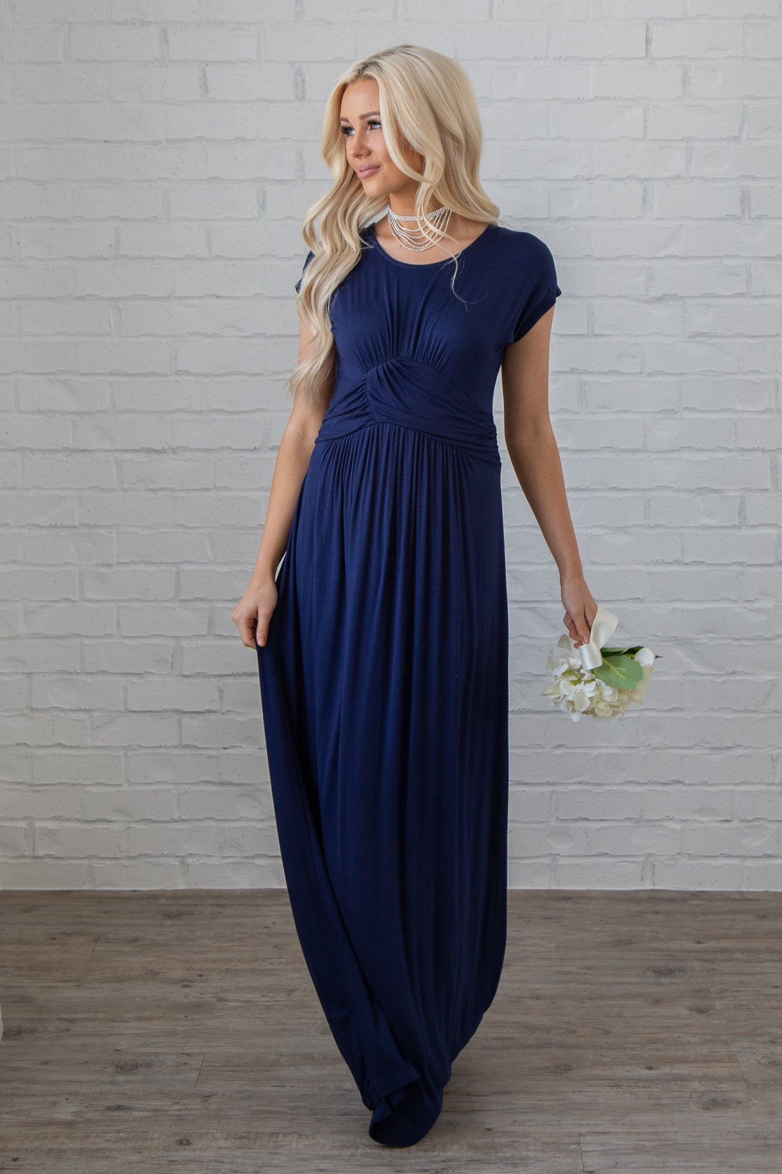 Navy Blue Maxi Dresses