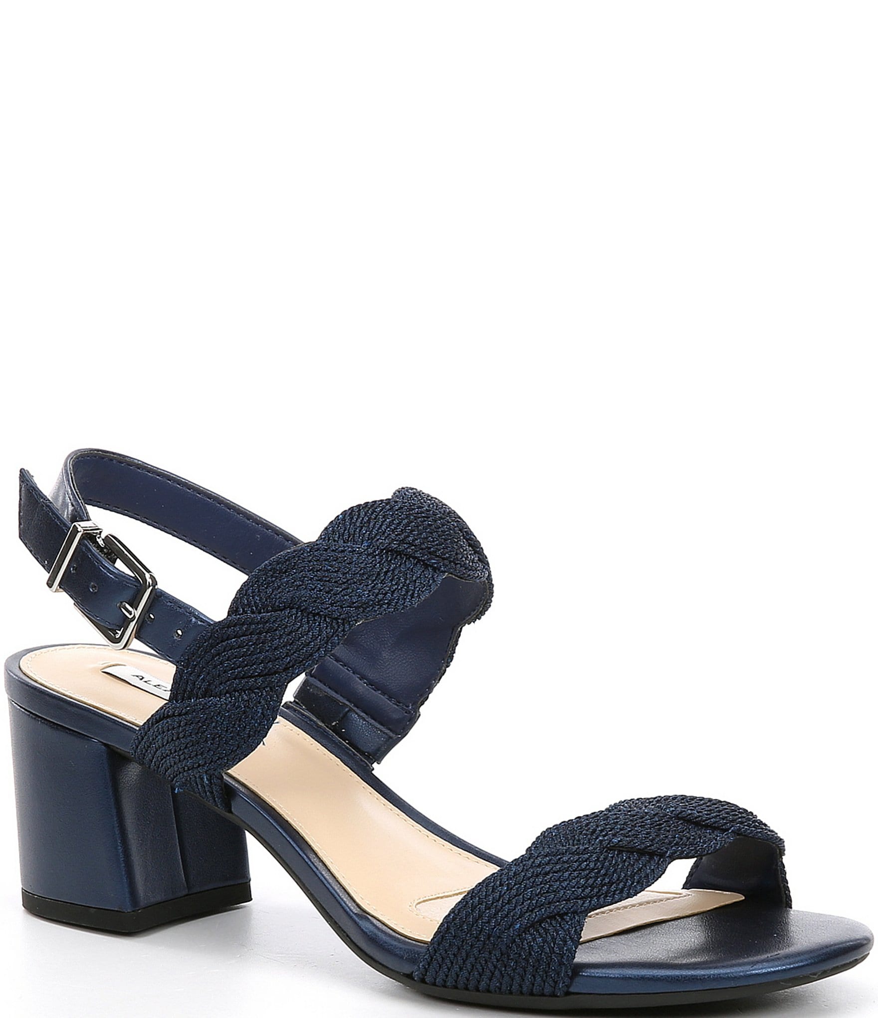 Navy Dress Sandals