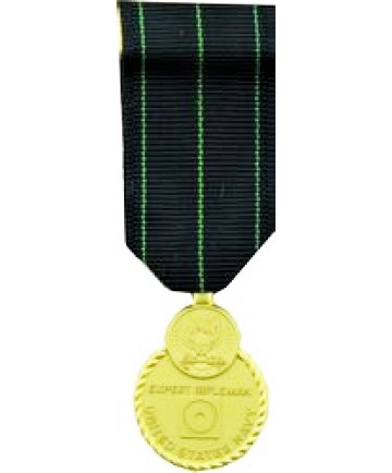 Navy Rifle Marksmanship Medal Mini B H Military Medals