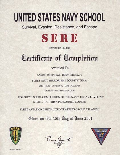 Navy Sere