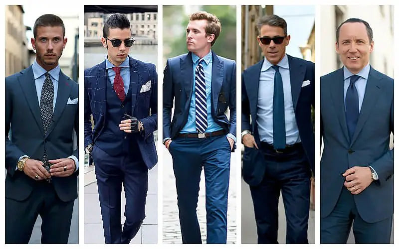 Navy Suit Color Combinations With Shirt And Tie A Guide To Sharp And