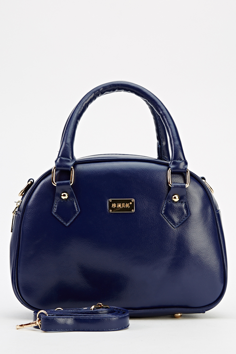 Navy Tote Handbag