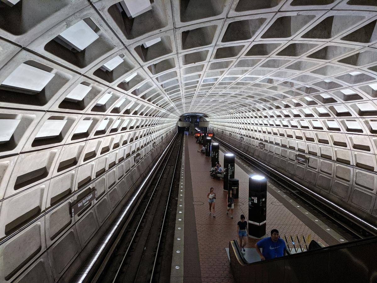 Navy Yard Metro Station Washington 1991 Structurae