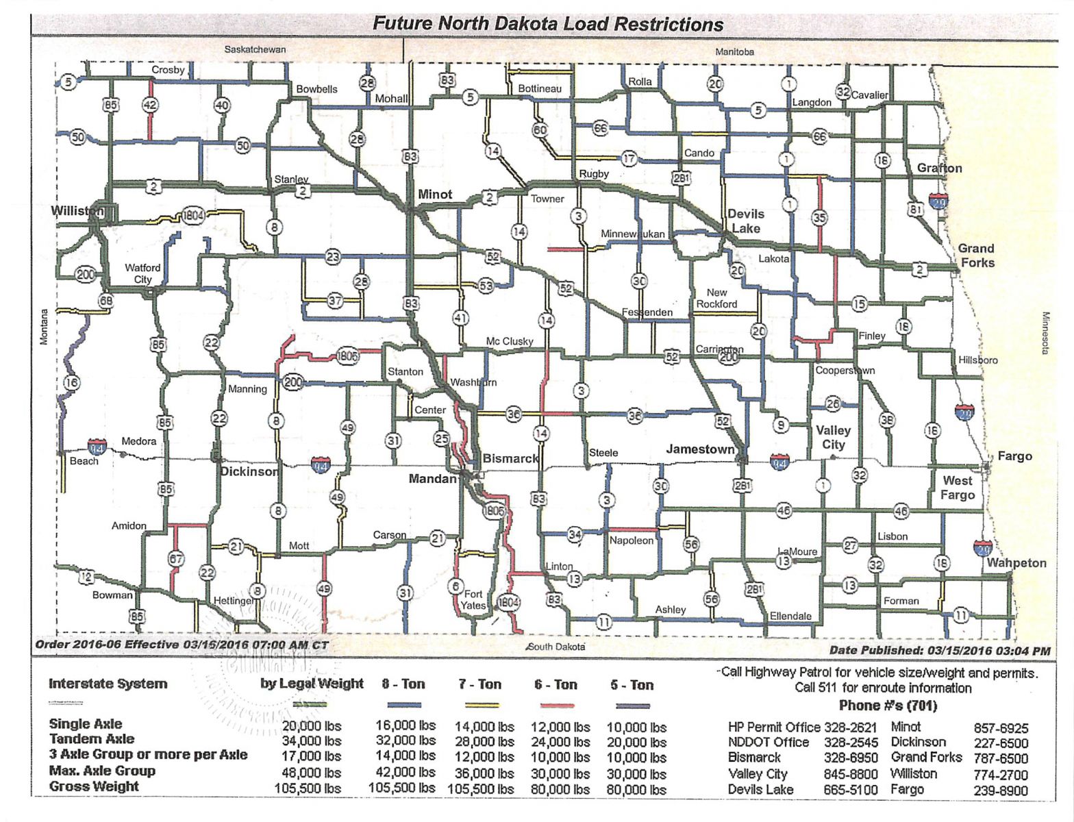 Nd Travel Map