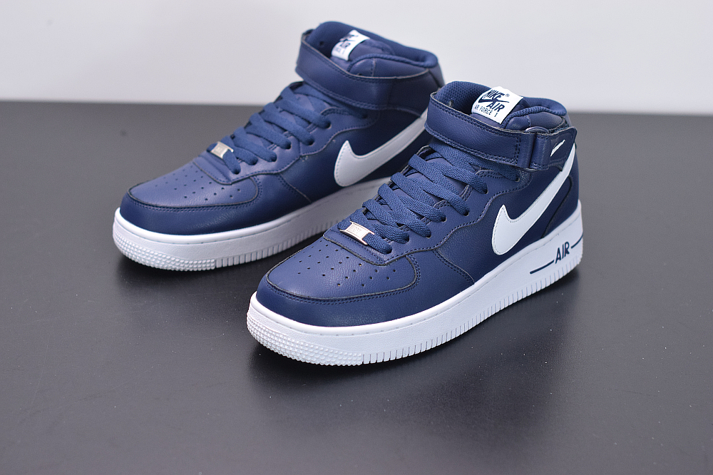 Nike Air Force 1 07 Mid Midnight Navy Blue For Sale Authenticity