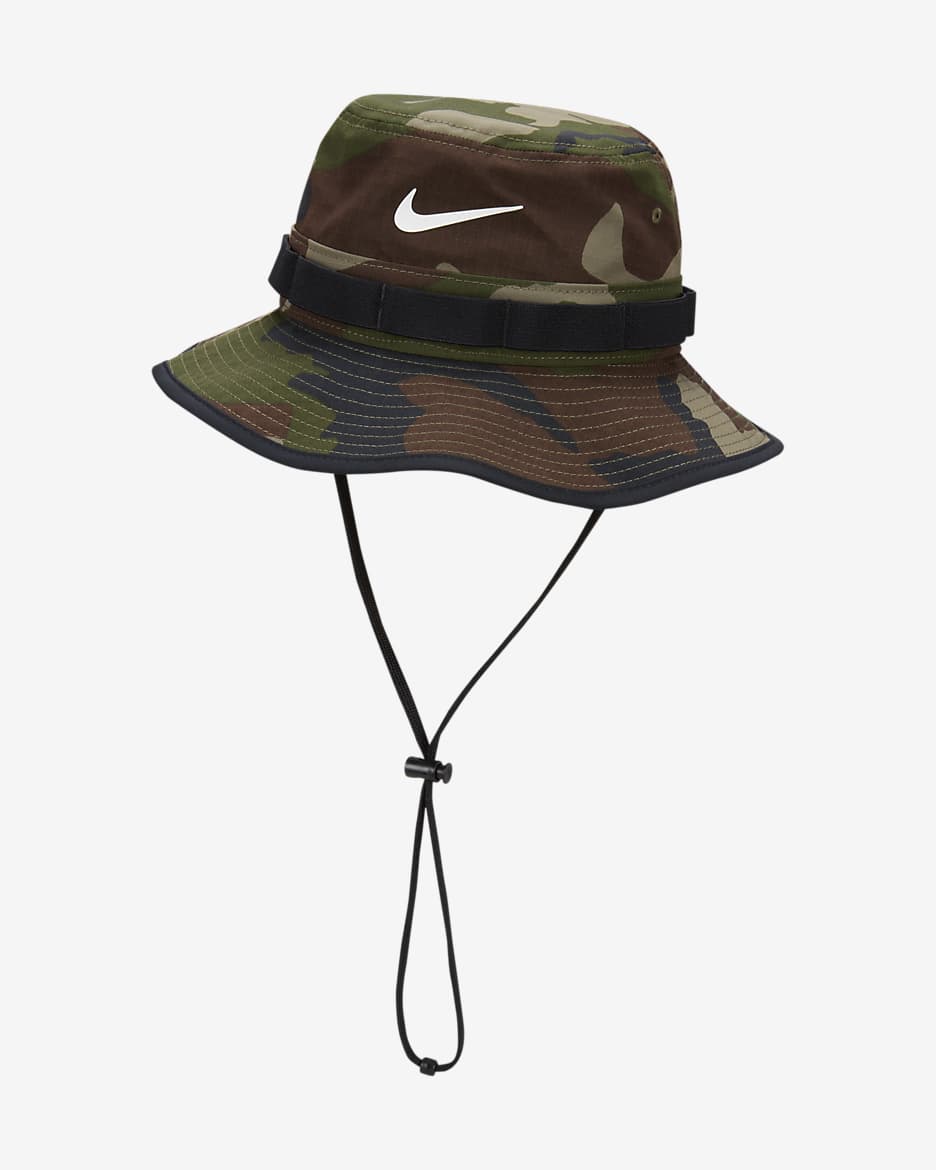 Nike Dri Fit Apex Camo Print Bucket Hat Nike Sk