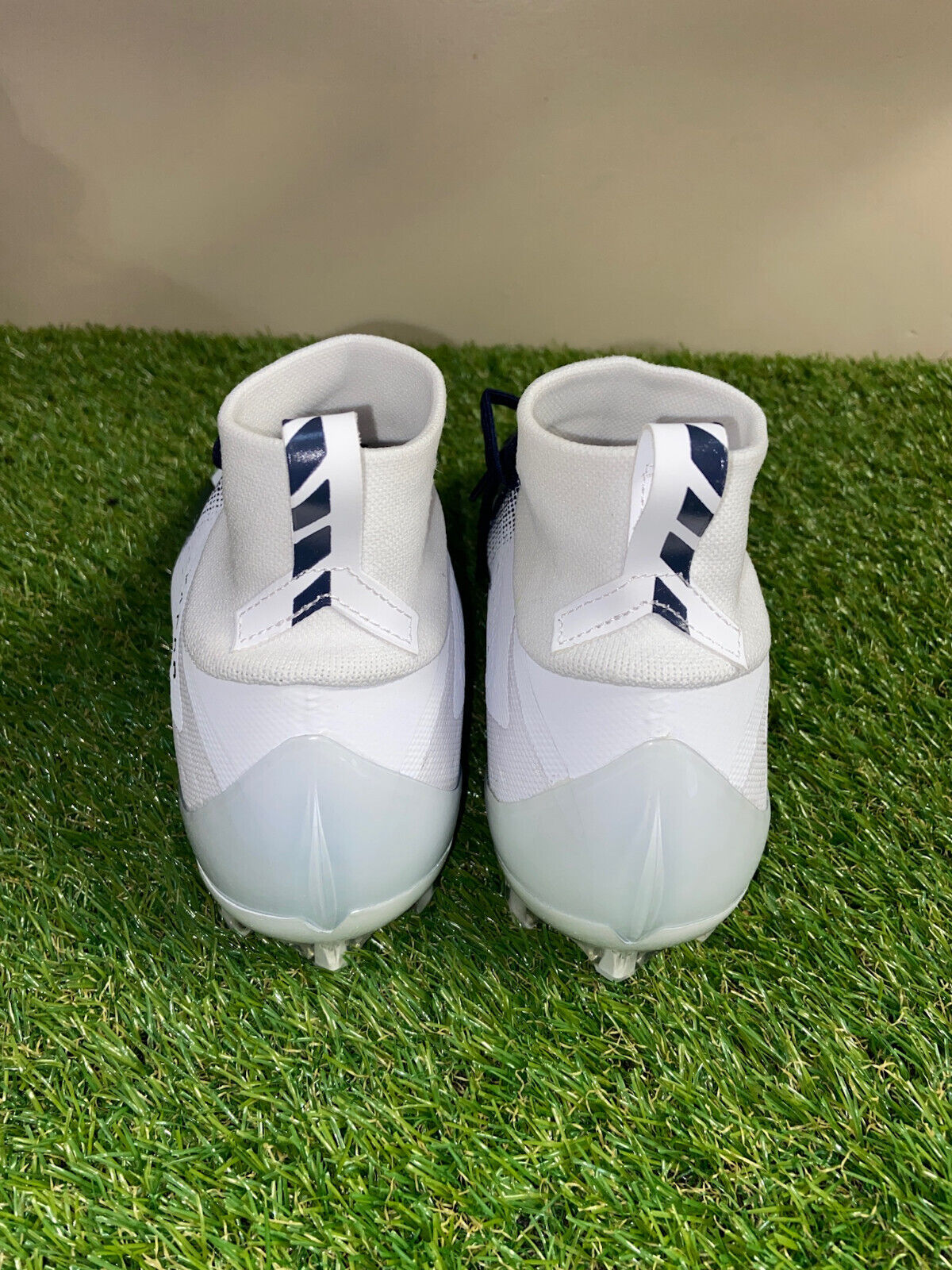 Nike Vapor Untouchable Pro Td 3 White Navy Football Cleats Ao3021 102