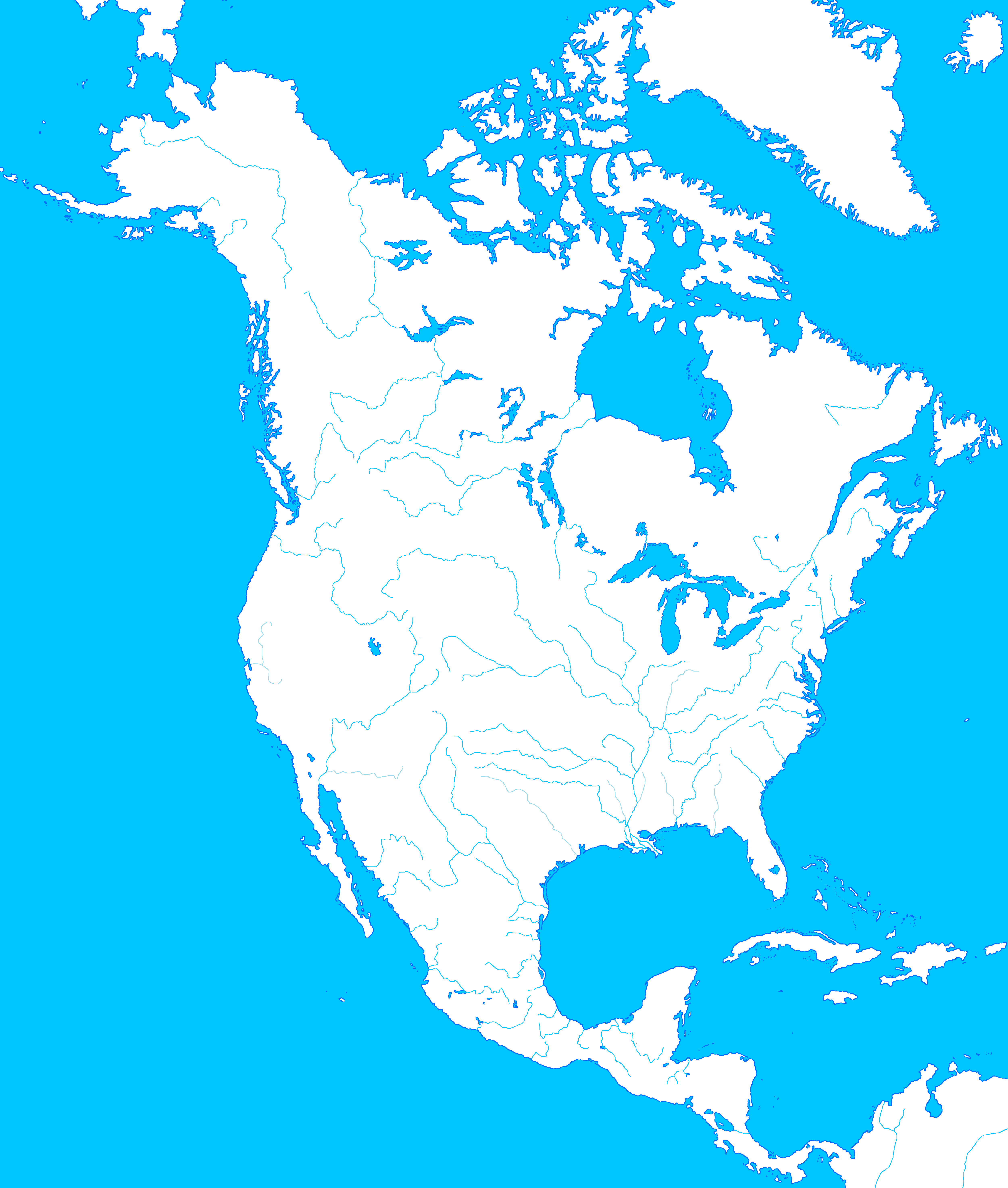 North America D Maps Com Free Map Free Blank Map Free Outline Map