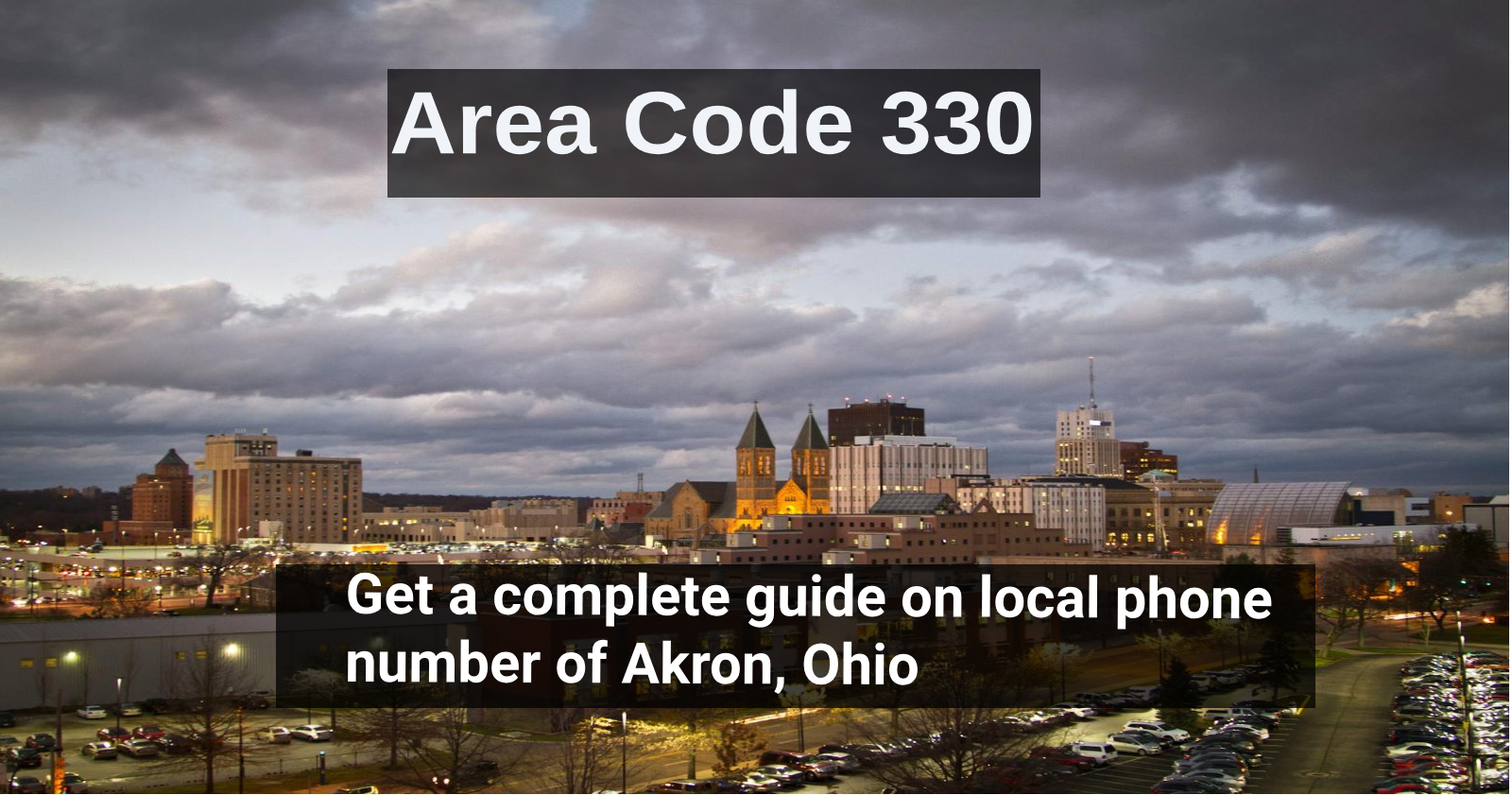 Ohio 330 Area Code