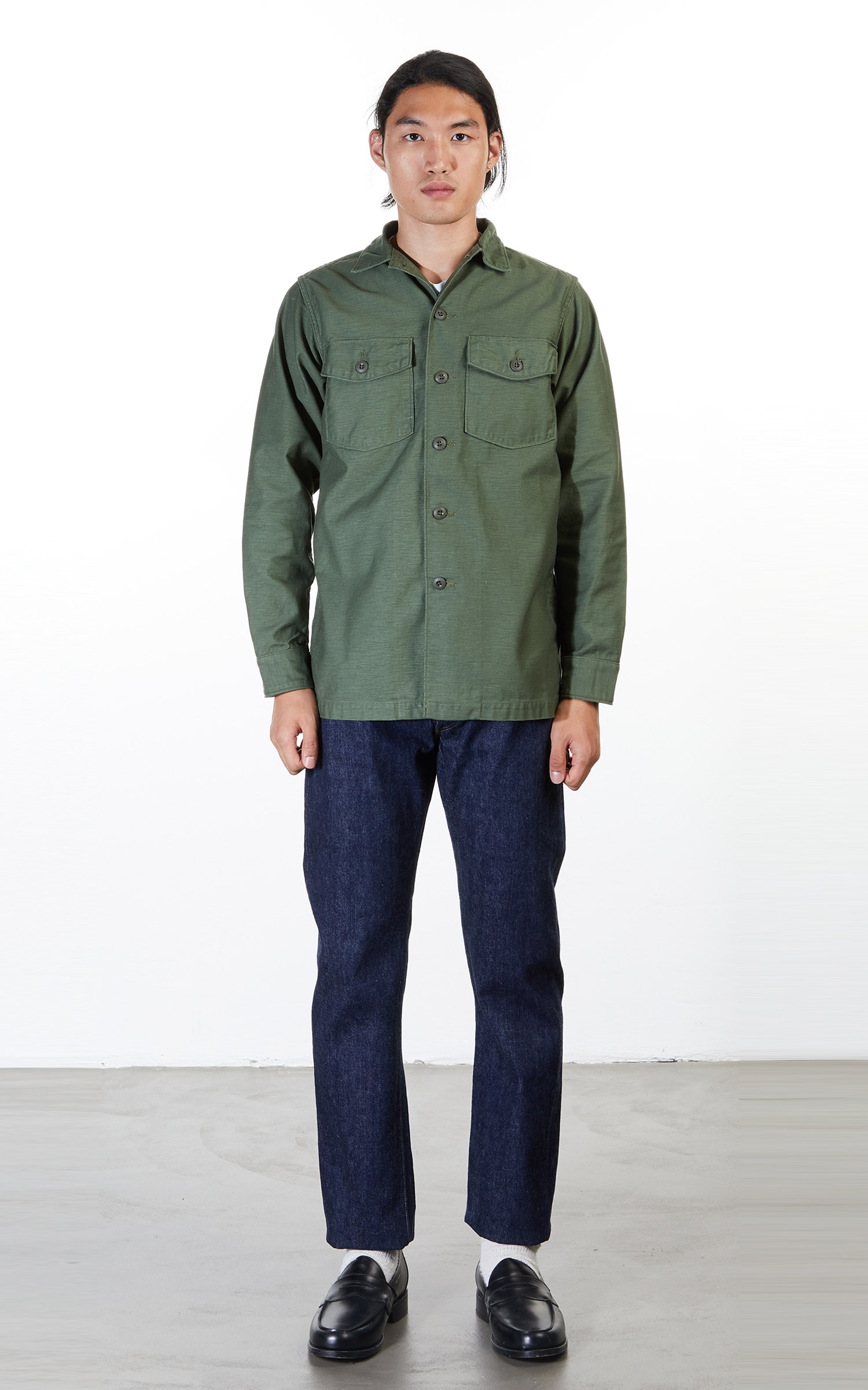 Orslow Us Army Fatigue Shirt Army Green Cultizm