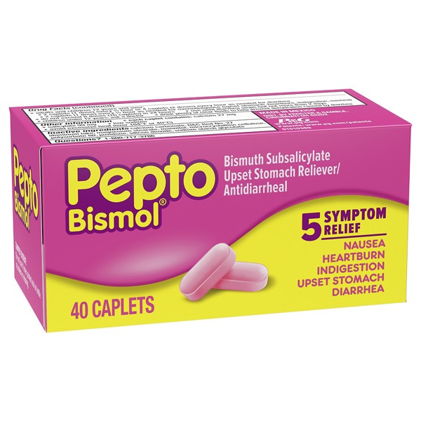 Pepto Bismol Upset Stomach Reliever Antidiarrheal