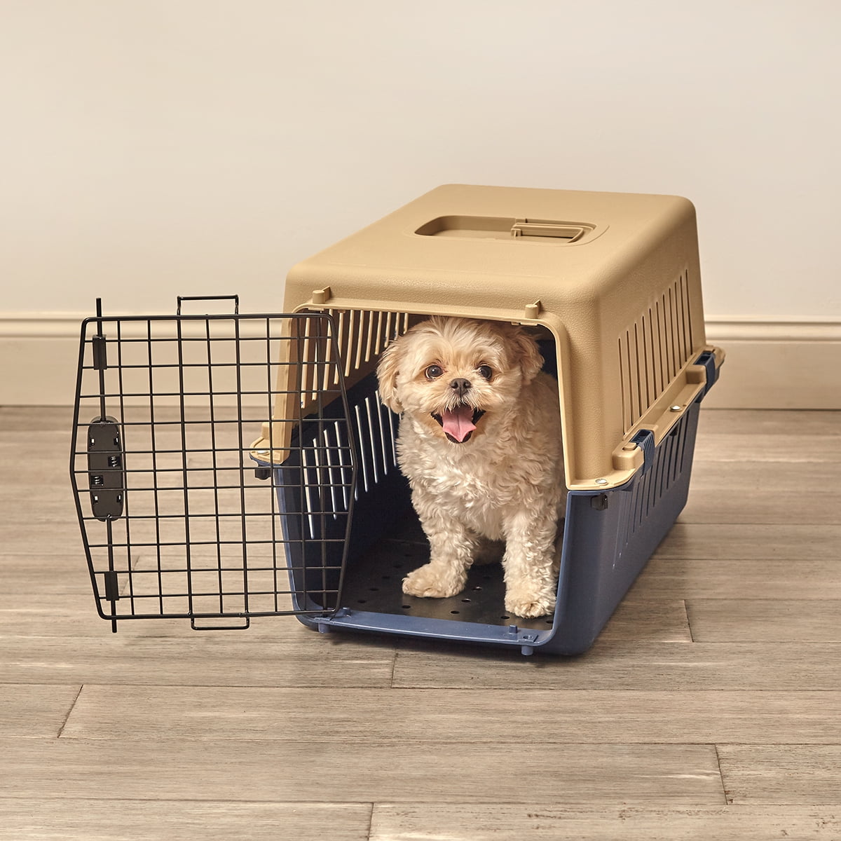 Pet Sentinel Travel Plastic Dog Crate Small 15 40 L X 15 70 W X 24 H