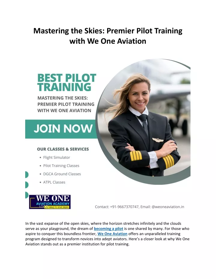 Pilot Army: Mastering The Skies With Comprehensive Training