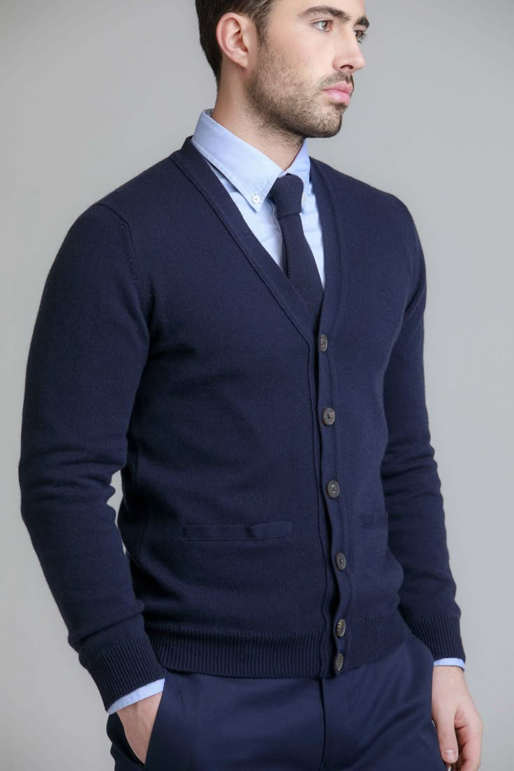 Pin By Manner Style 4 Men On Outfits In 2020 Blue Cardigan Mens Navy