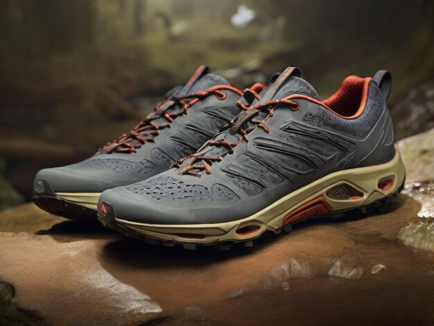 Premium Photo Dynamic Duo Two Versatile Trainers For Any Adventure