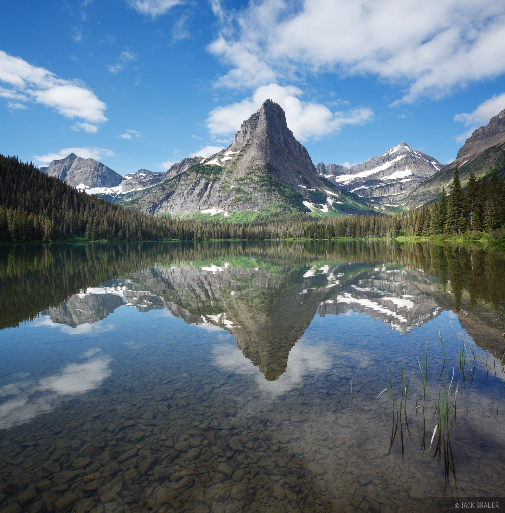 Pyramid Mountain Reflection Pyramid Lake Parks Hi Res Stock Photography