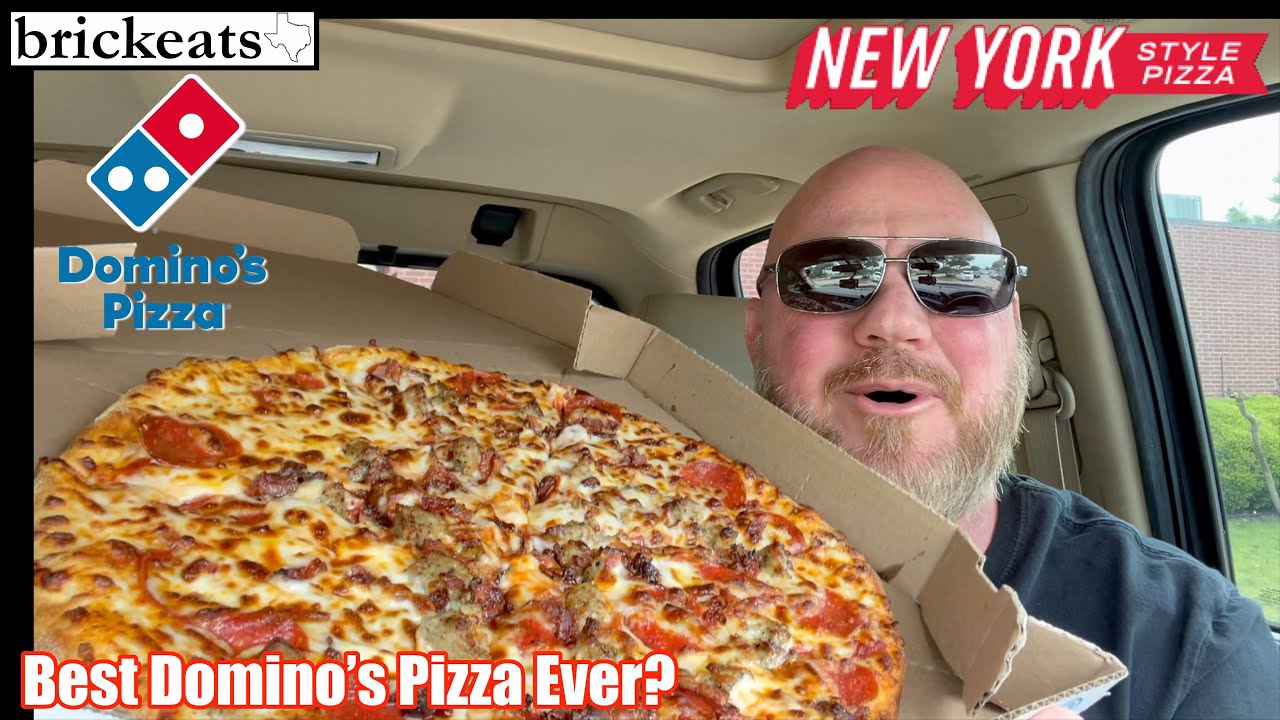 Review I Tried Domino S New York Style Pizza But I Made A Mistake