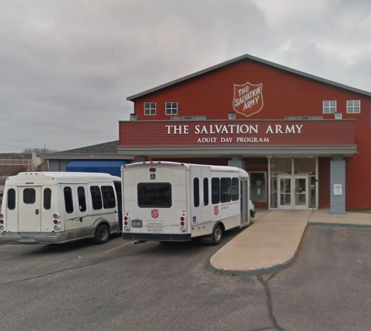 Rochester Salvation Army Serving Christmas Dinner