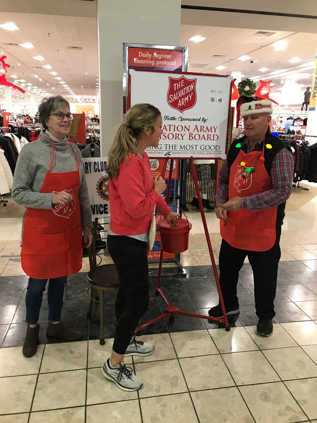 Salvation Army Bell Ringing December 2019 Rotary Club Of Canton