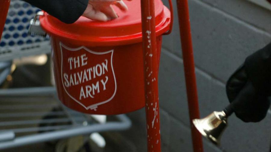 Salvation Army Short Bell Ringers In Shango Valley And Sharon Pa