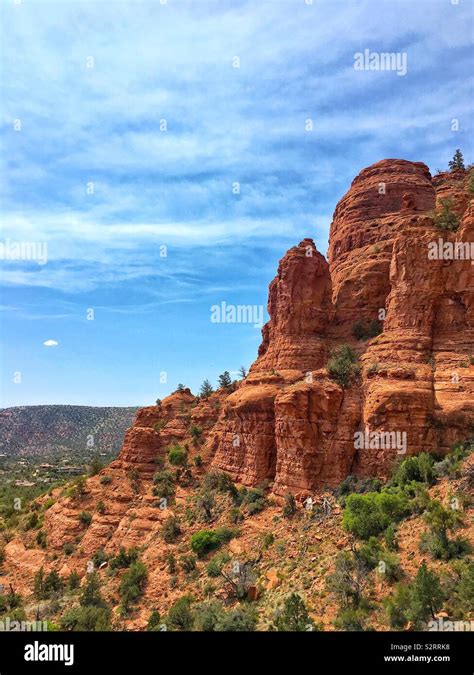 Sandstone Schnebly Hill Formation In Sedona Az Stock Photo Alamy