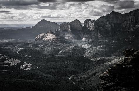 Schnebly Hill Vista Overlook Near Sedona Arizona 3000X1957 Oc R