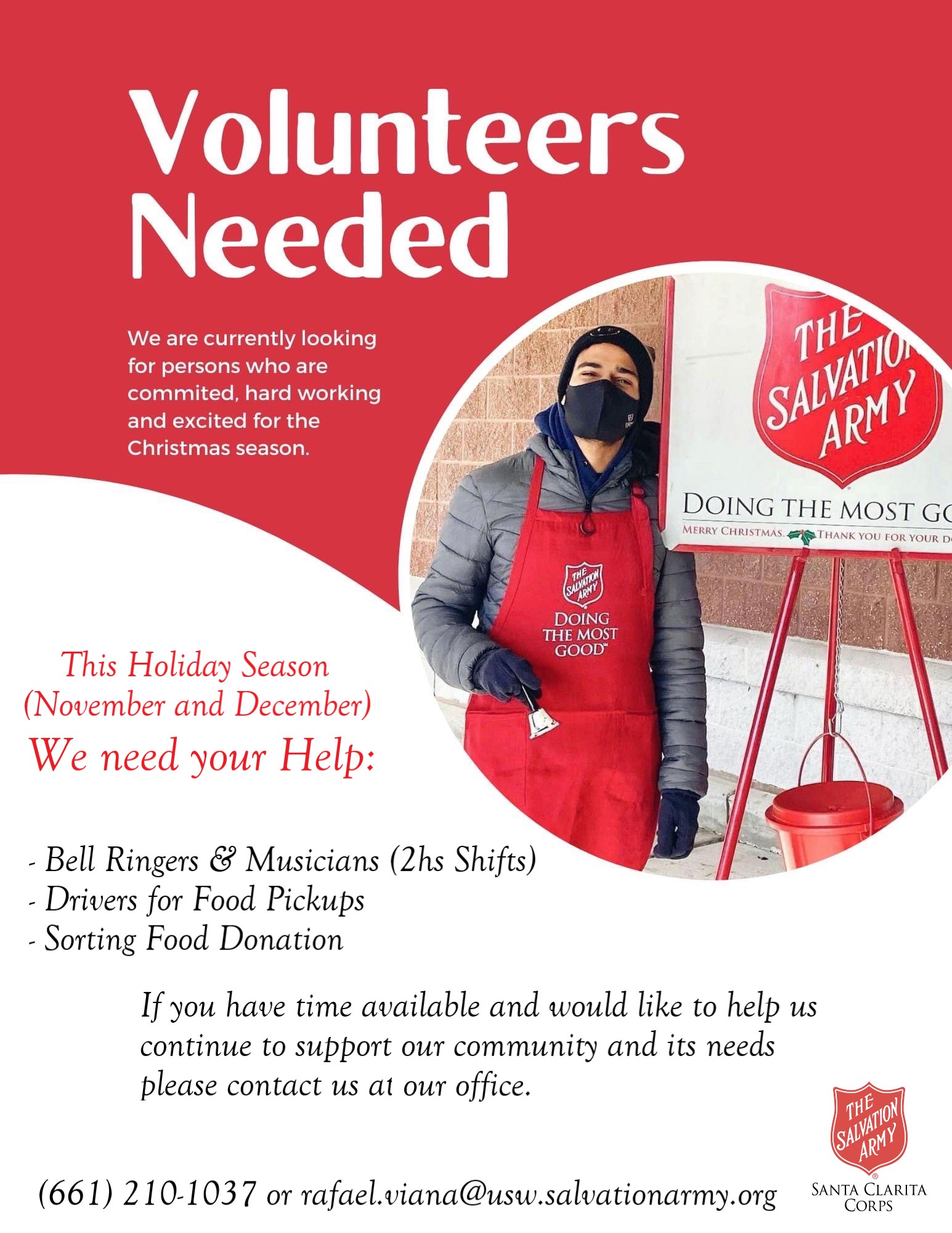 Scvnews Com Salvation Army Scv Chapter In Need Of Holiday Bell