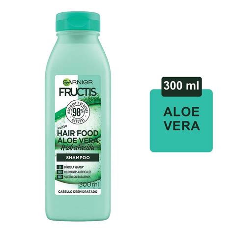 Shampoo Garnier Fructis Hair Food Aloe Vera Hidrataci N 300 Ml Walmart