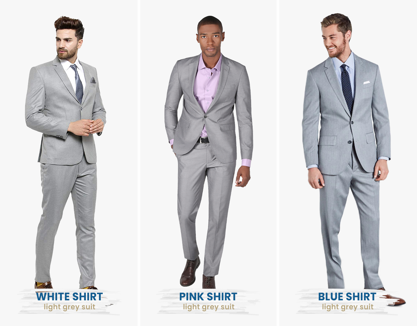 Shirt Tie Combinations With A Navy Suit Shirt And Tie Combinations