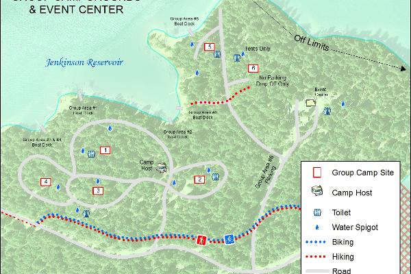 Sly Park Campground Map Sly Park Camping Map Hiking Camp