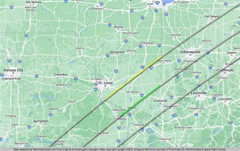 Solar Eclipse 2024 Illinois Map