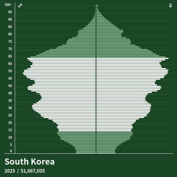 South Korea S Population To Shrink To 38 Million By 2070 Amid Rising