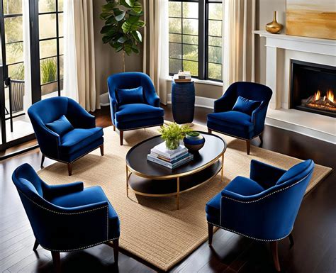 Spruce Up Your Living Room With Navy Blue Accent Chairs Corley Designs