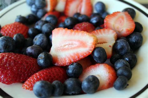 Strawberries And Blueberries Free Photo Download Freeimages