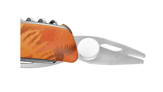 Sztt03cerf Swiss Army Knife Ztt03 Orange With Stag Design