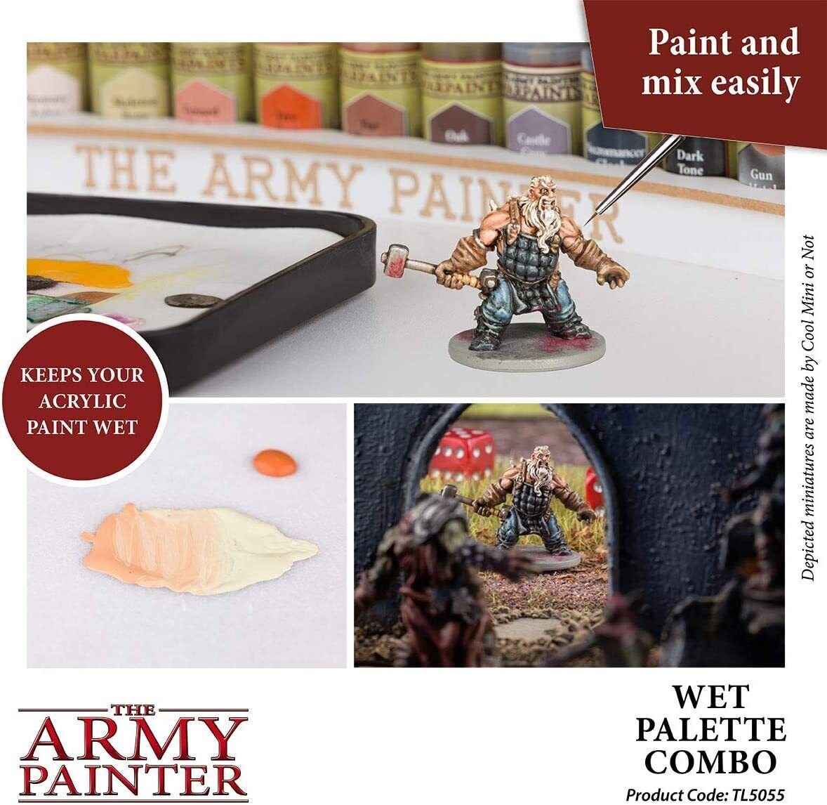 The Army Painter Wet Palette For Acrylic Painting Hydro Pack Paper