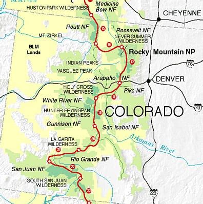 The Continental Divide In Colorado Cdt Hiking Trails And Driving