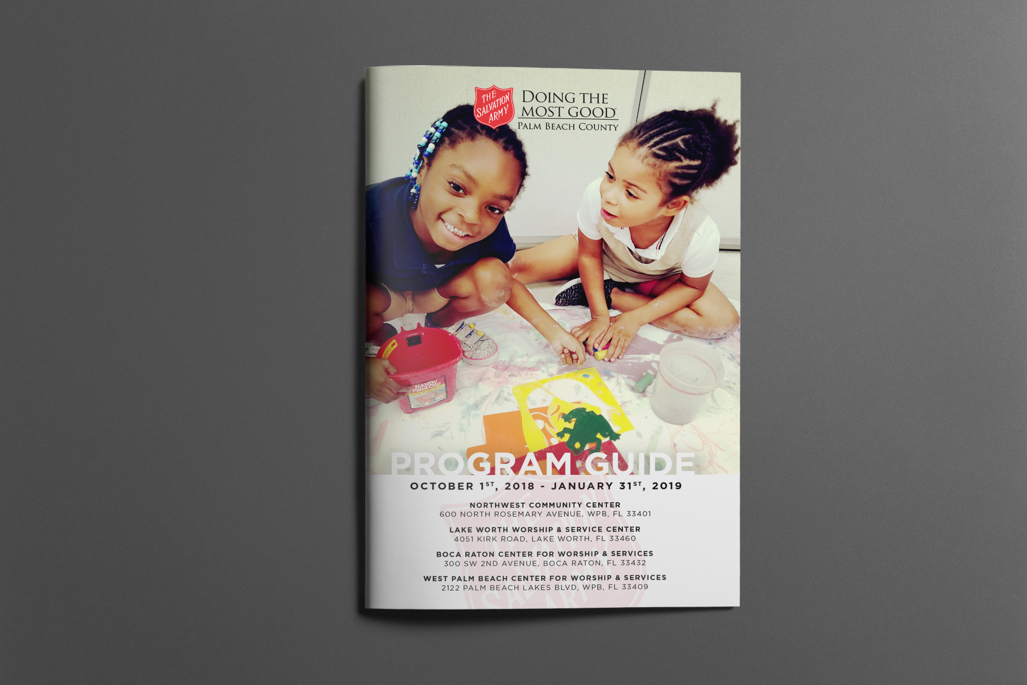 The Salvation Army Program Guide Design Lionmaus