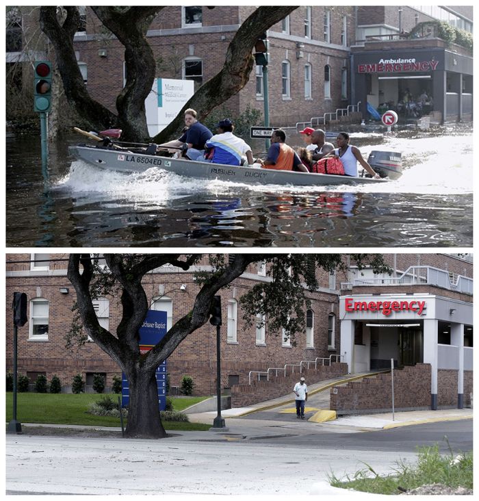 These Before And After Photos Of Hurricane Katrina S Mammoth Trail Of