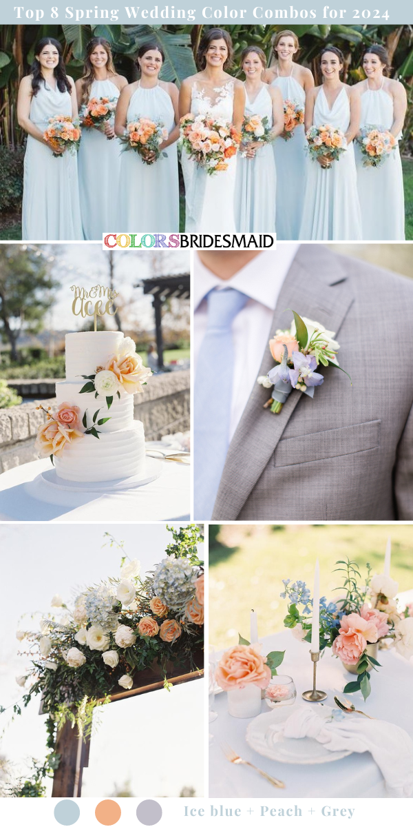 Top 8 Spring Wedding Color Palettes For 2024 Colorsbridesmaid